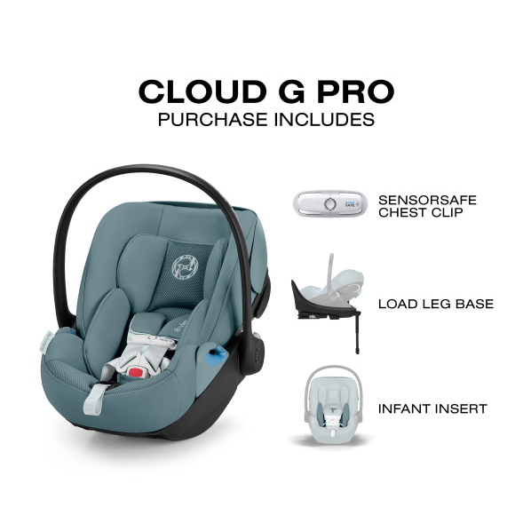 Cybex Cloud G Pro Comfort Extend Infant Car Seat - Stormy Blue