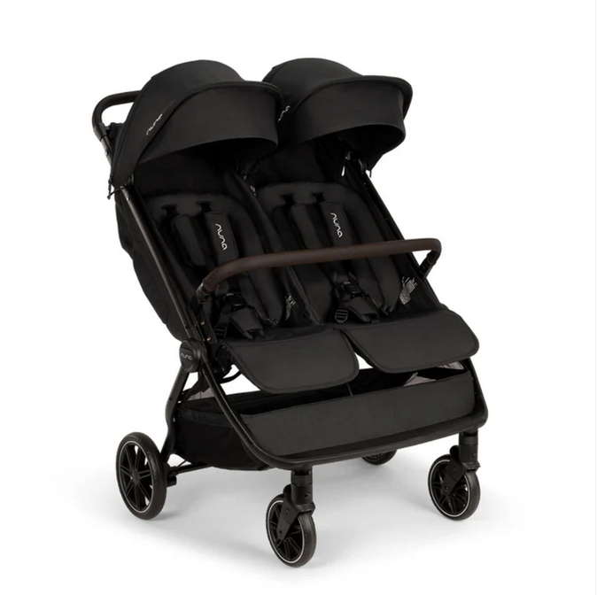 Nuna TRVL Dubl Stroller - Caviar/Chocolate ST19800CCR