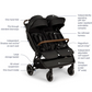 Nuna TRVL Dubl Stroller - Caviar/Chocolate