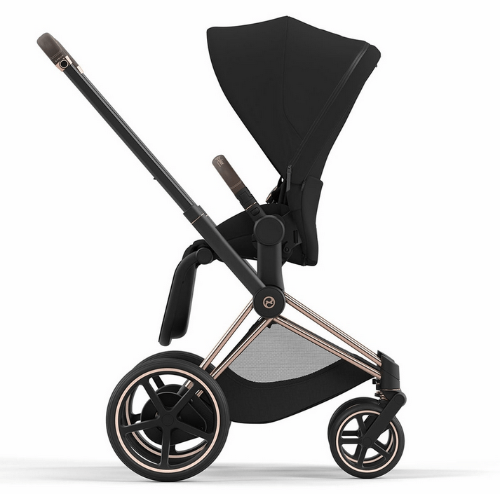 Cybex ePriam Stroller - Rose Gold/Black