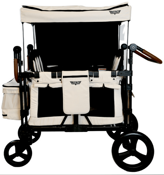 Keenz XC Luxury Comfort (2 Passenger) Stroller Wagon - Cream KEENZ-XCWAGON-2.0|CREAM|O S