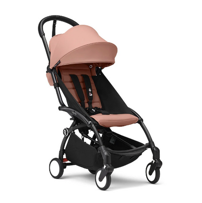 Stokke YOYO3 Ultra Compact 6+ Stroller (One Box) - Black / Ginger