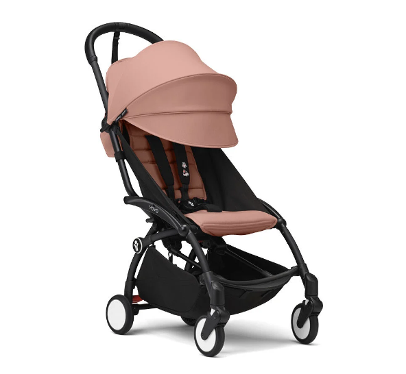 Stokke YOYO3 Ultra Compact 6+ Stroller (One Box) - Black / Ginger