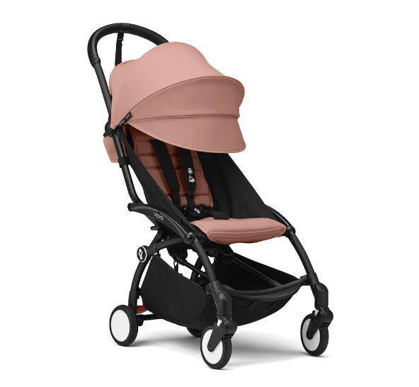 Stokke YOYO3 Ultra Compact 6+ Stroller (One Box) - Black / Ginger - Traveling Tikes 