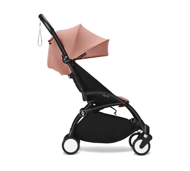 Stokke YOYO3 Ultra Compact 6+ Stroller (One Box) - Black / Ginger - Traveling Tikes 