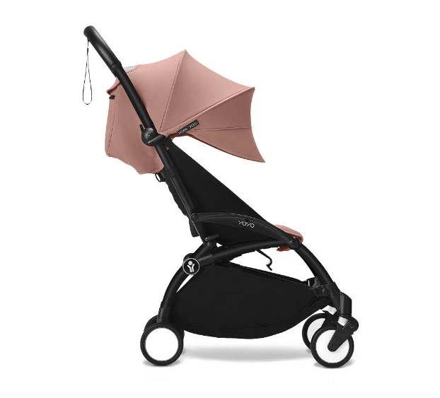 Stokke YOYO3 Ultra Compact 6+ Stroller (One Box) - Black / Ginger - Traveling Tikes 