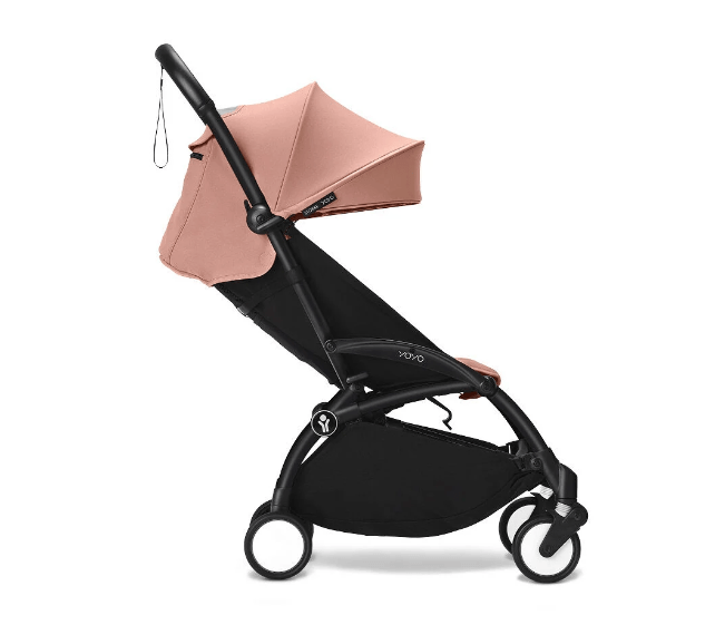 Stokke YOYO3 Ultra Compact 6+ Stroller (One Box) - Black / Ginger - Traveling Tikes 