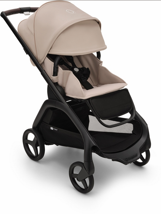 Bugaboo Dragonfly Complete Stroller + Bassinet - Black / Desert Taupe / Desert Taupe