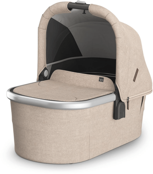 UPPAbaby Bassinet V3 - Declan - Oat Mélange | Silver Frame