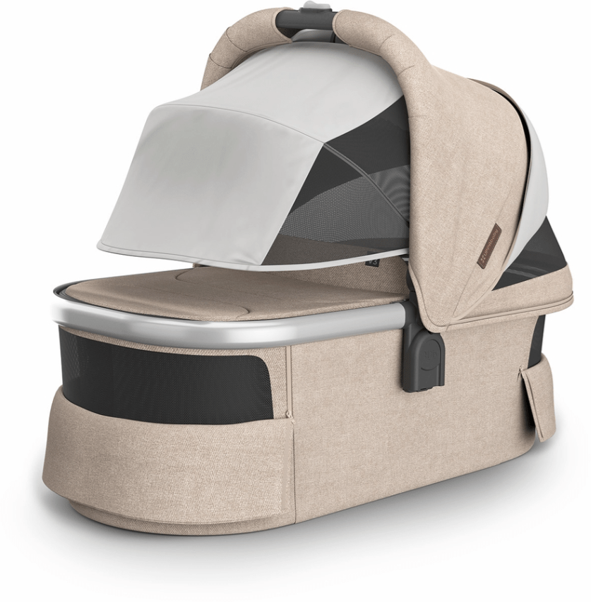 UPPAbaby Bassinet V3 - Declan - Oat Mélange | Silver Frame