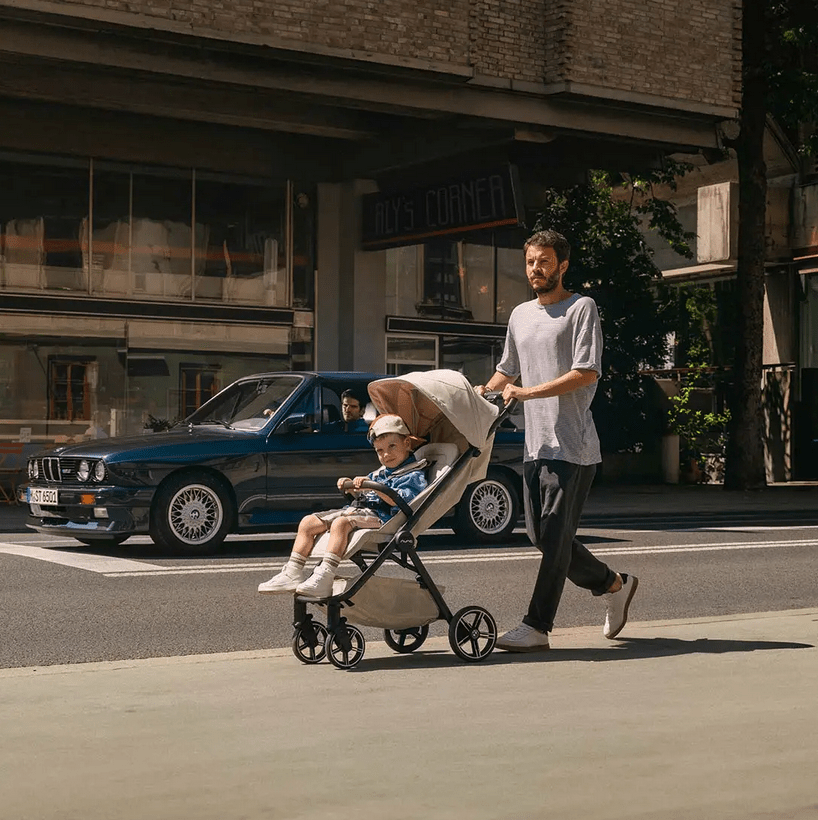 Nuna x BMW TRVL LX Self-Folding Compact Stroller - Mica