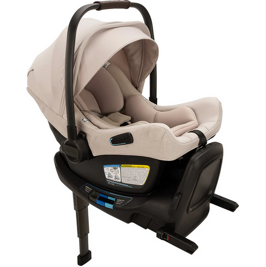 Nuna PIPA Aire Infant Car Seat + Pipa Series Base - Biscotti