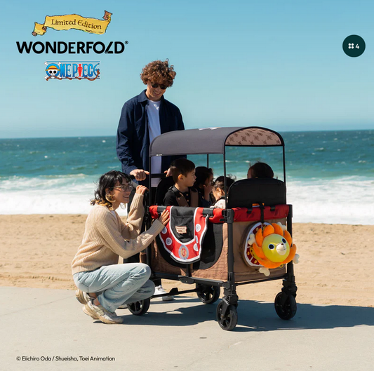 Wonderfold ONE PIECE Thousand Sunny Stroller Wagon - W4 Elite Pro Limited Edition