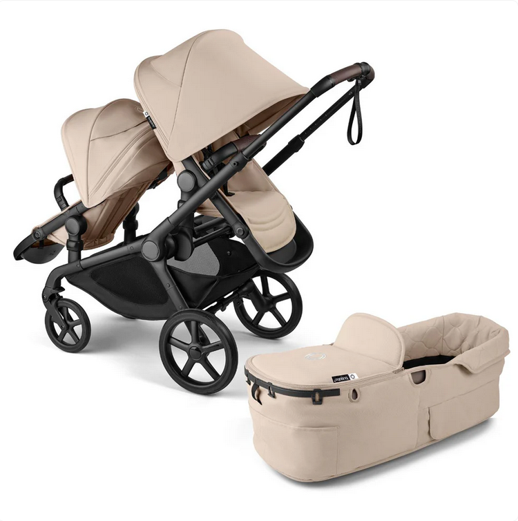 Bugaboo Kangaroo Tandem Complete - Black/Desert Taupe