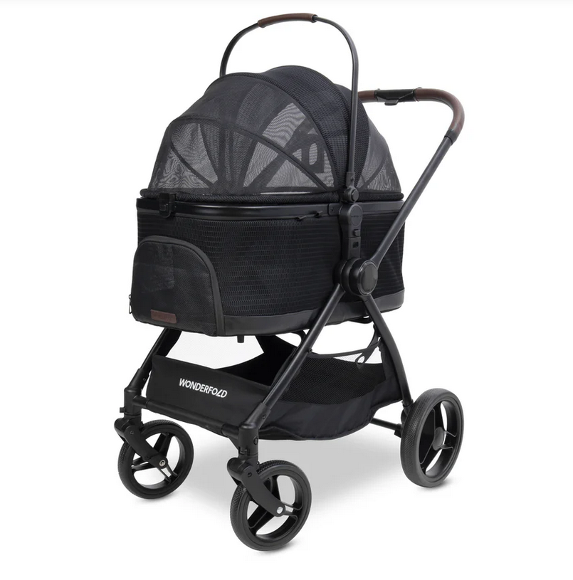 Wonderfold P3 Pet Switch & Stroll Stroller - Black
