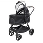 Wonderfold P3 Pet Switch & Stroll Stroller - Black