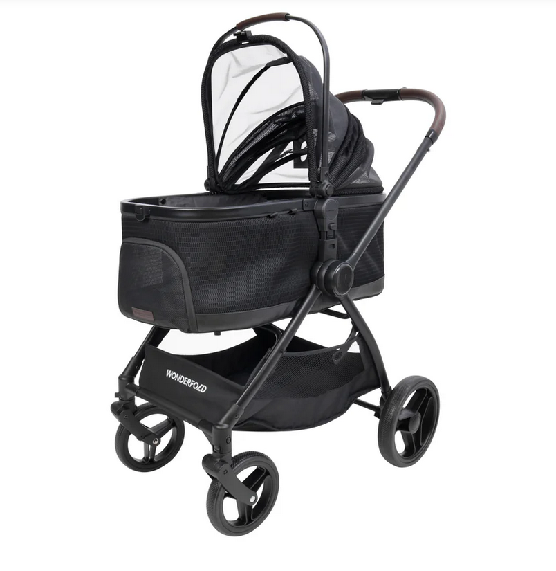 Wonderfold P3 Pet Switch & Stroll Stroller - Black