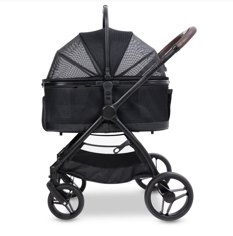 Wonderfold P3 Pet Switch & Stroll Stroller - Black