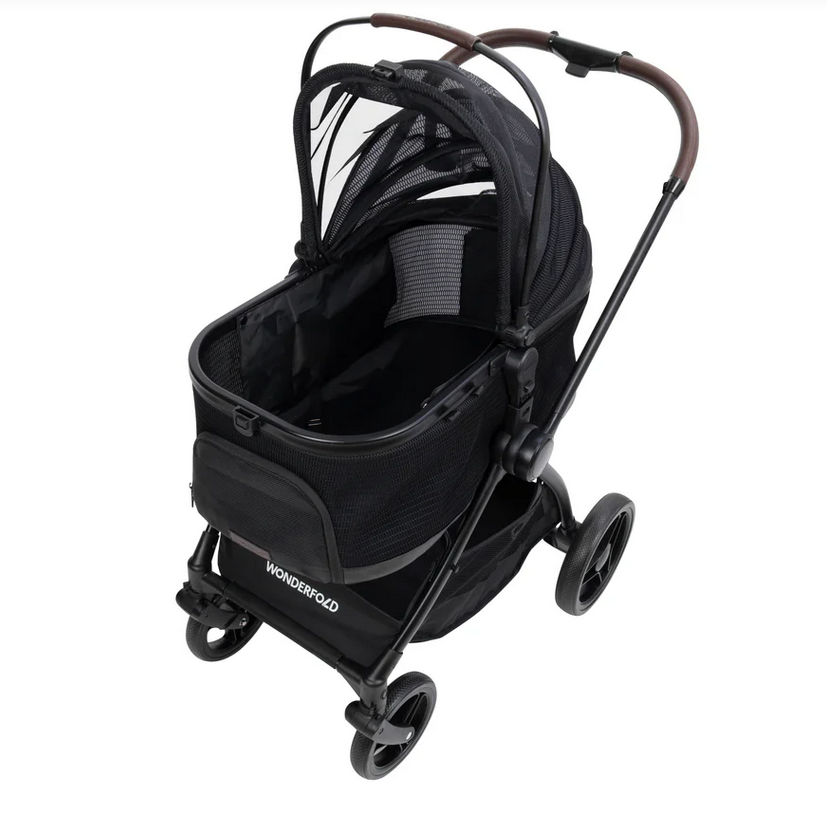 Wonderfold P3 Pet Switch & Stroll Stroller - Black
