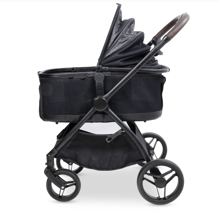 Wonderfold P3 Pet Switch & Stroll Stroller - Black
