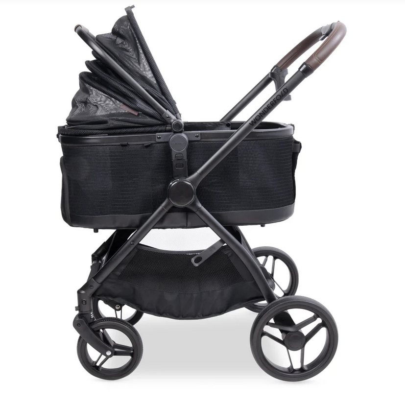 Wonderfold P3 Pet Switch & Stroll Stroller - Black