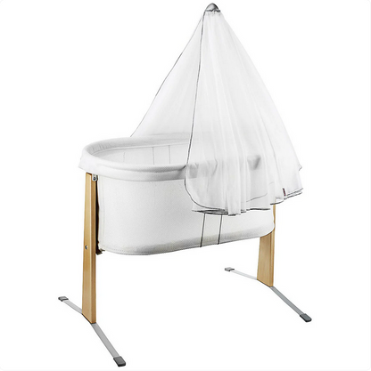 Baby Bjorn Baby Cradle Bundle with Fitted Sheet and Canopy - White 610063US