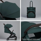 Silver Cross Clic Compact Stroller + Nuna PIPA RX Travel System Bundle - Conifer / Caviar