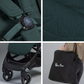 Silver Cross Clic Compact Stroller + Nuna PIPA RX Travel System Bundle - Conifer / Caviar
