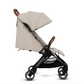 Silver Cross Clic Compact Stroller + Nuna PIPA RX Travel System Bundle - Latte / Caviar