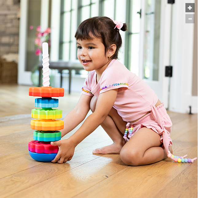 Fat Brain Toys SpinAgain Stacker