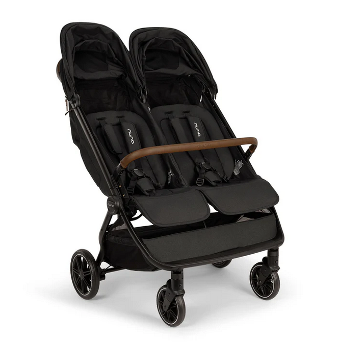 Nuna TRVL Dubl Stroller - Caviar/Chocolate