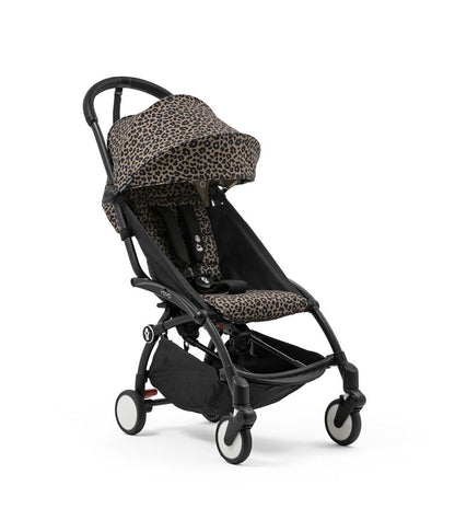Stokke YOYO3 Ultra Compact 6+ Stroller (One Box) - Black / Leopard (Wild Collection) 654300