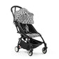 Stokke YOYO3 Ultra Compact 6+ Stroller (One Box) - Black / Zebra (Wild Collection)