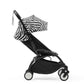 Stokke YOYO3 Ultra Compact 6+ Stroller (One Box) - Black / Zebra (Wild Collection)