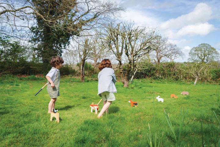 Tender Leaf Woodland Indoor Croquet Set