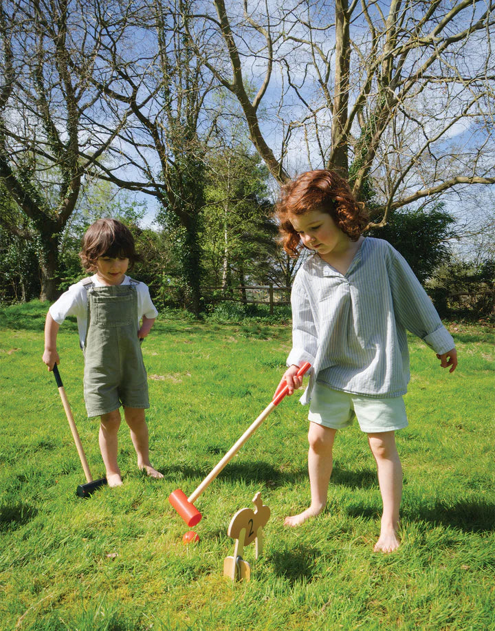 Tender Leaf Woodland Indoor Croquet Set