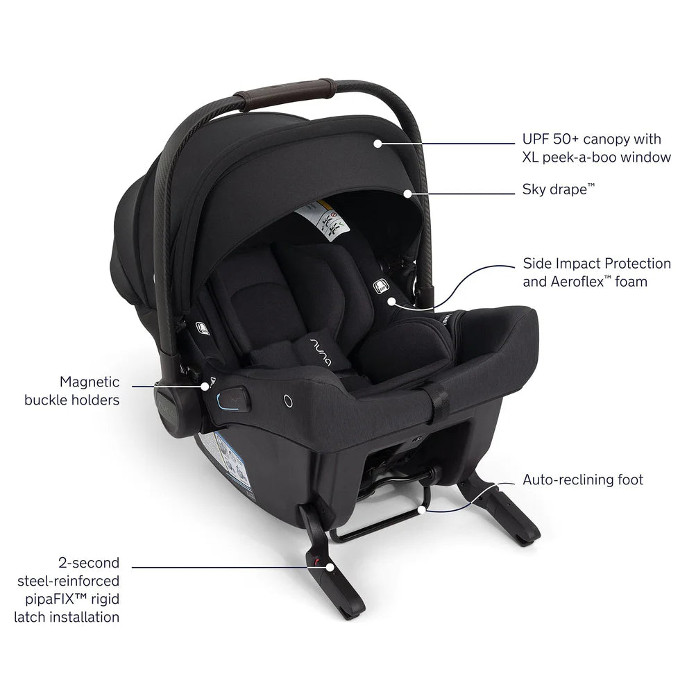 Nuna TRIV lx + PIPA urbn Travel System - Caviar