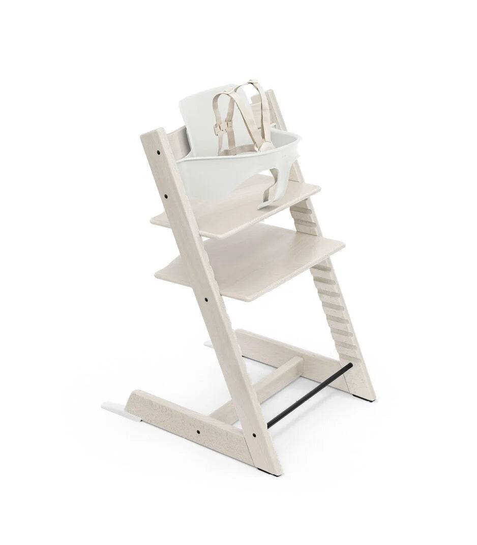 Tripp Trapp High Chair2 - Whitewash - Traveling Tikes 