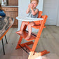 Tripp Trapp High Chair2 and Cushion with Stokke Tray - Terracotta / Terracotta