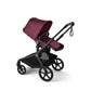 Bugaboo Kangaroo Complete - Black/Dark Cherry-Dark Cherry