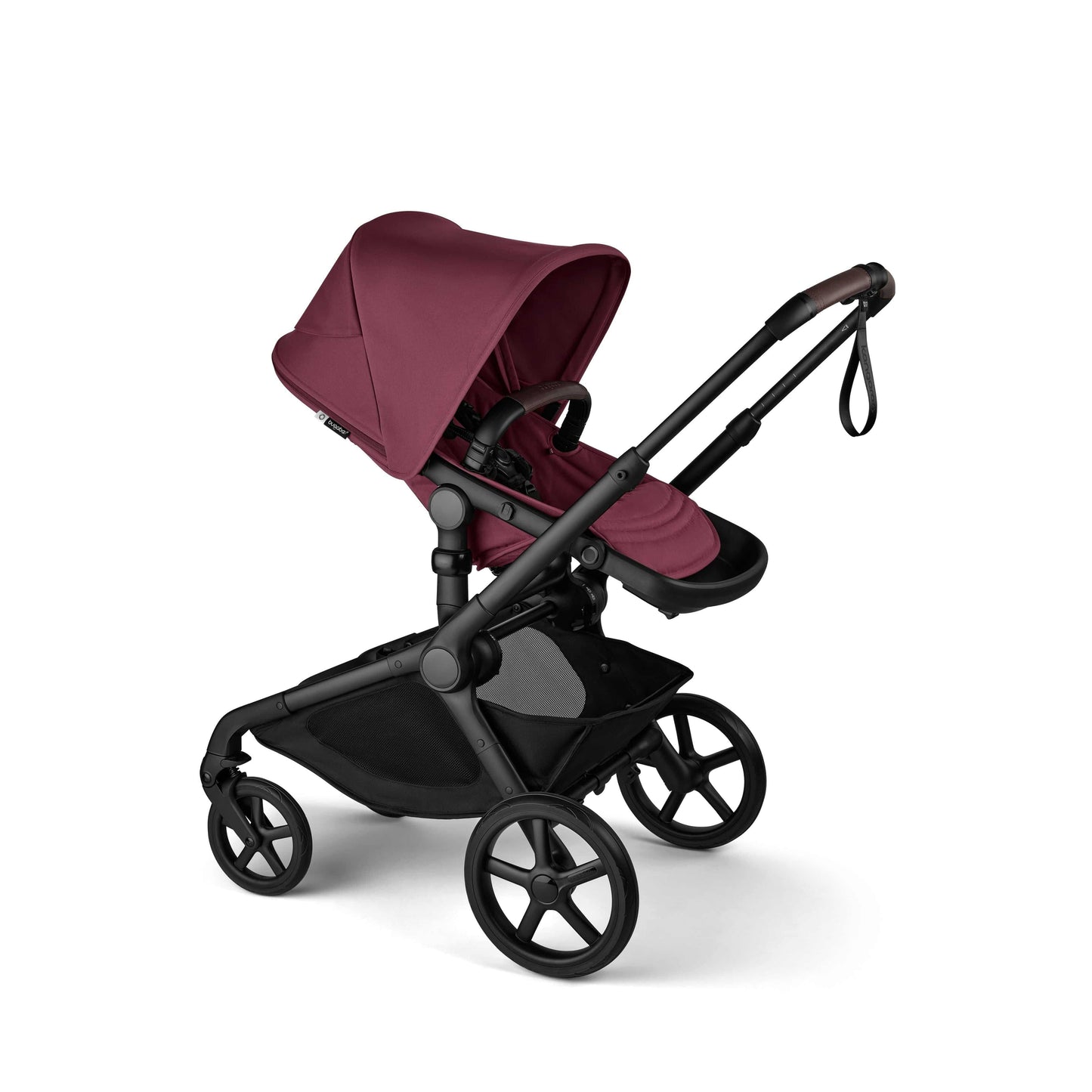 Bugaboo Kangaroo Complete - Black/Dark Cherry-Dark Cherry