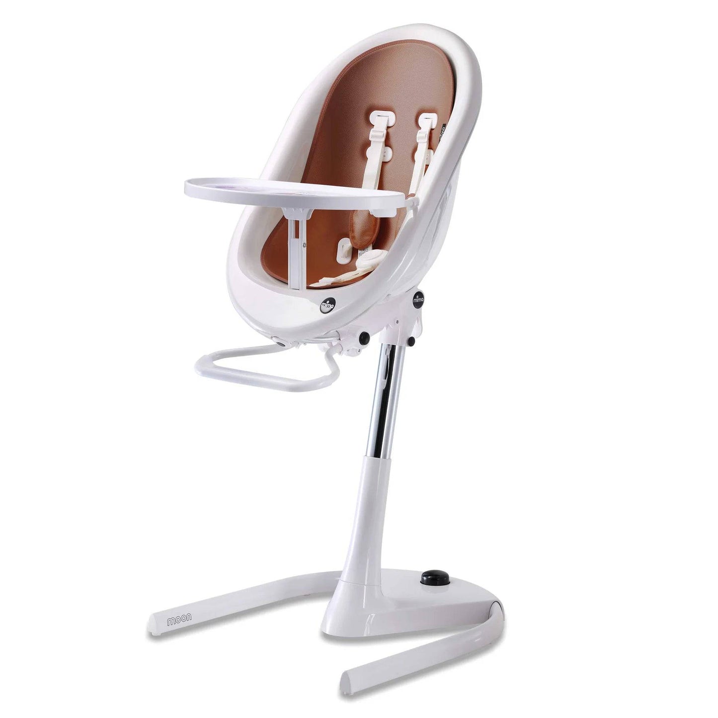 Mima Moon 2G High Chair - White/Camel