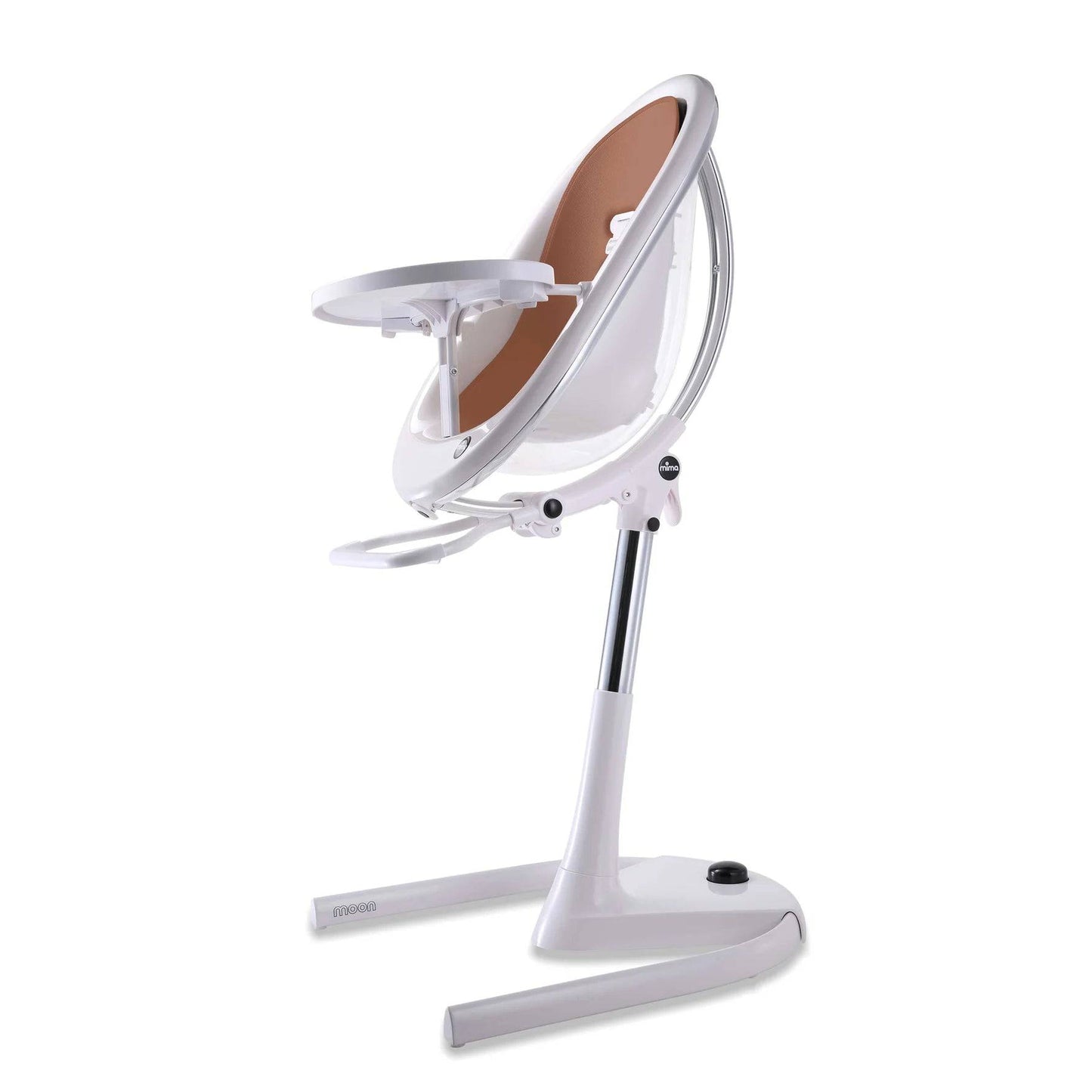 Mima Moon 2G High Chair - White/Camel