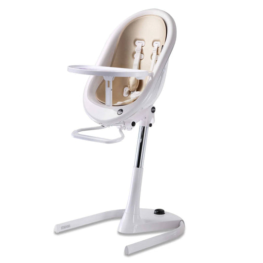 Mima Moon 2G High Chair - White/Champagne