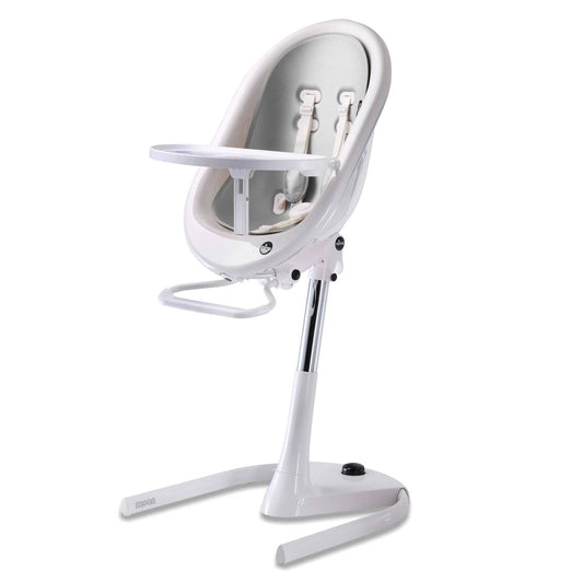 Mima Moon 2G High Chair - White/Silver