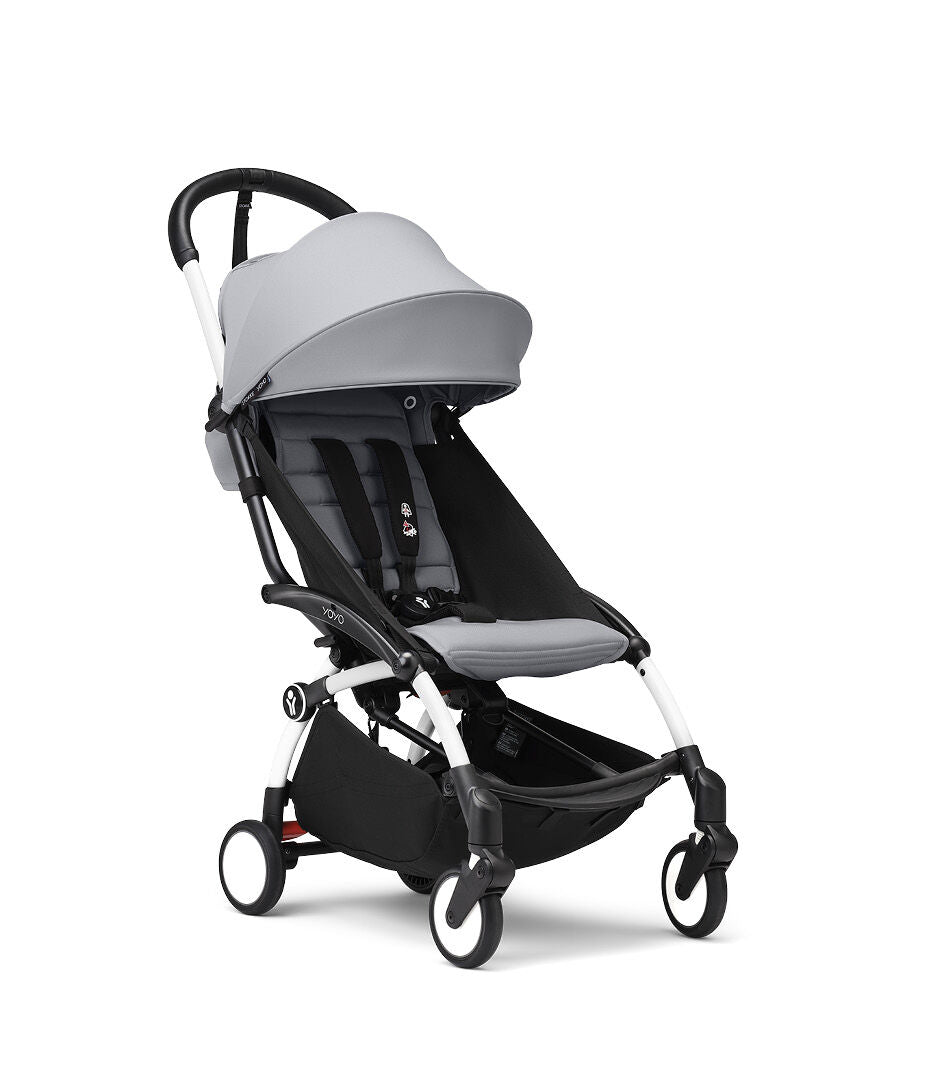 Stokke YOYO3 Ultra Compact 6+ Stroller (One Box) - White / Stone 654200