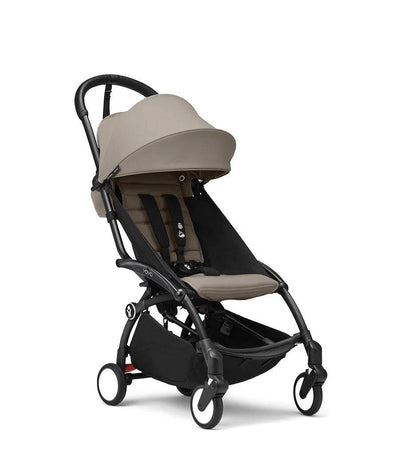 Stokke YOYO3 Ultra Compact 6+ Stroller (One Box) - Black / Taupe