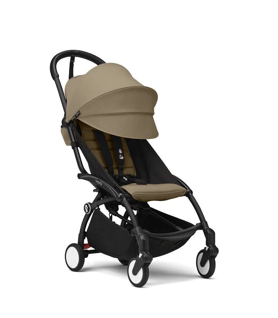 Stokke YOYO3 Ultra Compact 6+ Stroller (One Box) - Black / Toffee