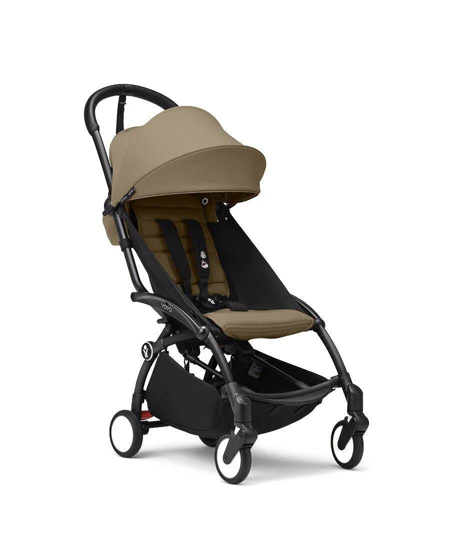 Stokke YOYO3 Ultra Compact 6+ Stroller (One Box) - Black / Toffee