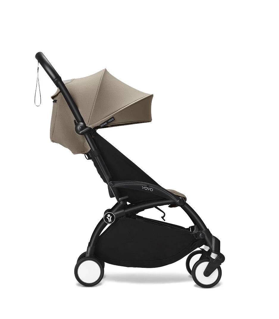 Stokke YOYO3 Ultra Compact 6+ Stroller (One Box) - Black / Taupe